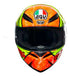 Casco Cerrado De Moto Agv K1 Izan Amarillo/ Naranja Ece22.06